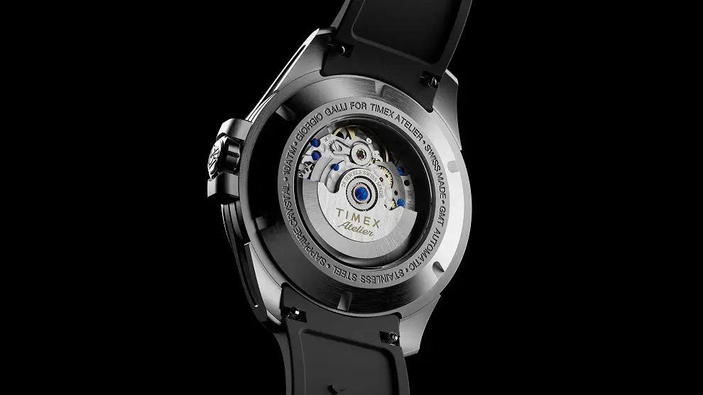 Timex Atelier GMT24 M1a
40mm Swiss Made Automatic NBR Synthetic Rubber Strap